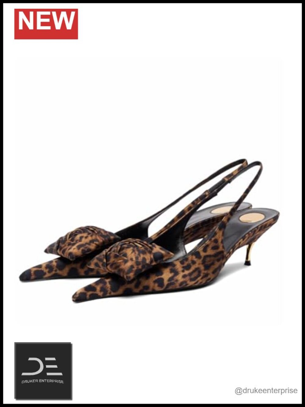 Satin Kitten Heel Slingback Pumps with Flower Accent Pointed Toe Low Heels